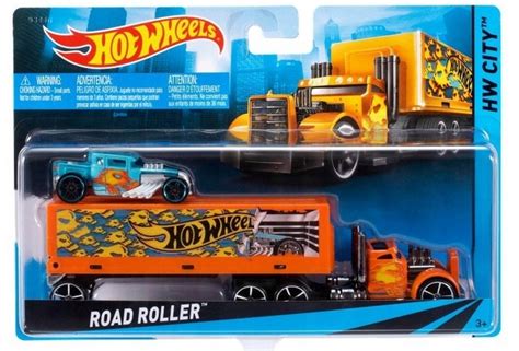 HOT WHEELS Ciężarówka Autko Road BDW57 12627393547 oficjalne archiwum Allegro