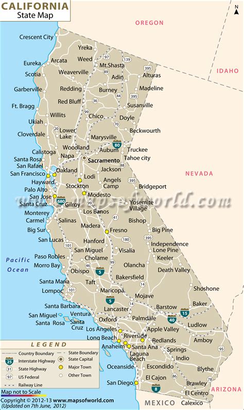 northern ca map of cities 5