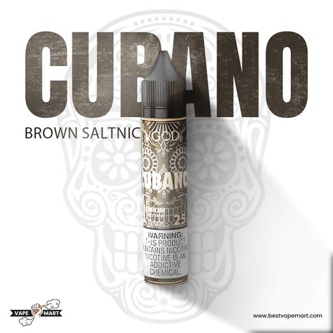 Cubano Brown SaltNic By VGOD 30ml 25mg 50mg At Best Price In