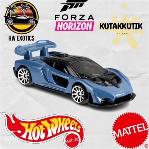 Jual Hot Wheels Mobil Mclaren Senna Biru Forza Horizon Hw Exotics Di Seller Kutakkutik Pulo