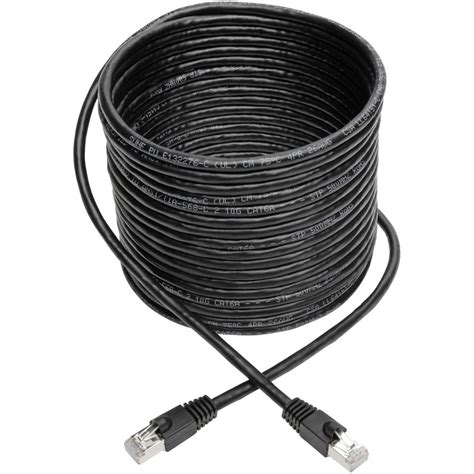 Tripp Lite by Eaton 25FT Cat6A 10GbE Shielded (S/FTP) Snagless Patch Cable 26AWG — Yellow (Single) (N201-C6A-STP-25FT-YL-1PK)