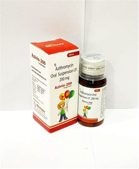 Allopathic Azithromycin 200 Mg Suspension In Pan India Packaging Size 30ml At Rs 103 Bottle