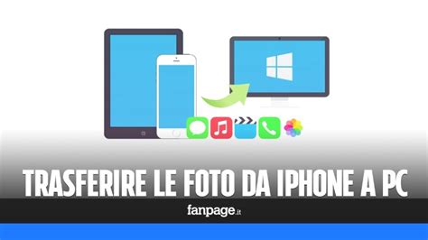 Trasferire Foto Da Iphone A Pc Youtube