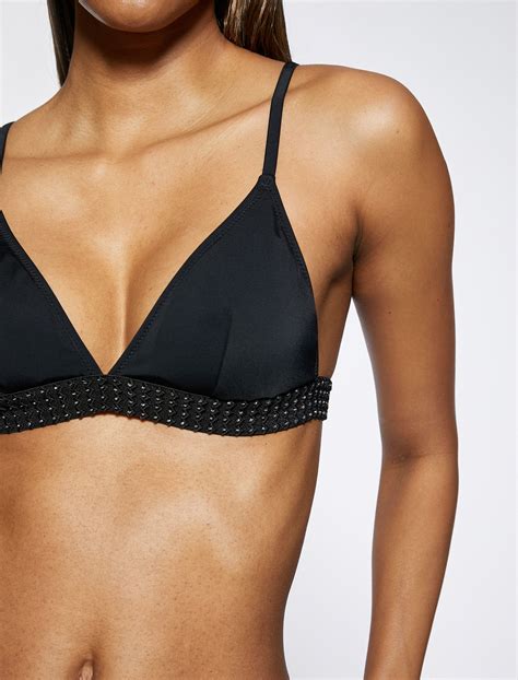 Siyah Kad N Gen Bikini St Bralet Nak Detayl Kapl Sak Bm