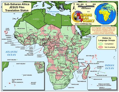 World Map || Sub-Saharan Africa