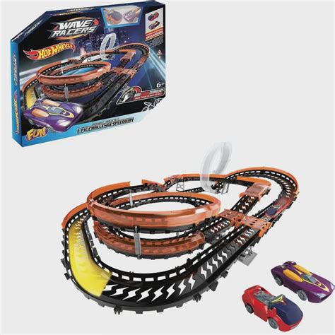 Brinquedo Pista Hot Wheels Carrinho Sensor Wave Racers Na Americanas Empresas