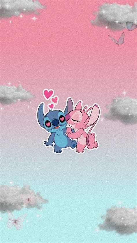 Angel Stitch Rosa Wallpaper - [100+] Papéis de Parede de Stitch Angel | Wallpapers.com