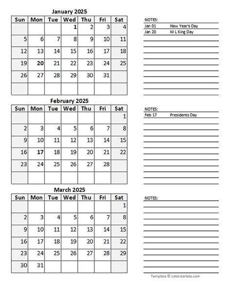 Free 2025 Quarterly Calendar Spreadsheet Free Printable Templates