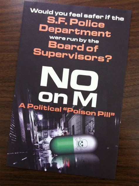 poison pills slipped  san franciscos ballot propositions san