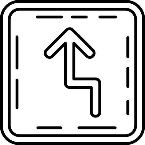 Zigzag Line Icon 36535788 Vector Art At Vecteezy