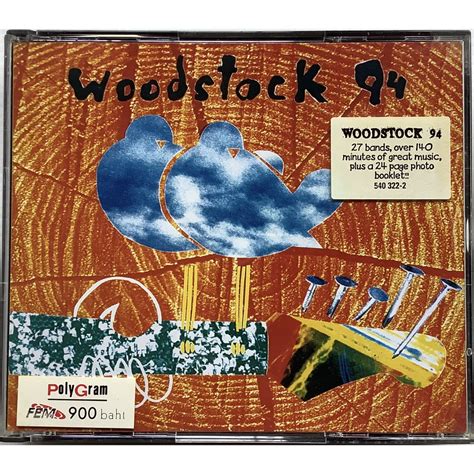 CD ซดเพลง Woodstock แผนค USA ลขสทธ Cranberries Green Day Red Hot Chili Peppers Bob