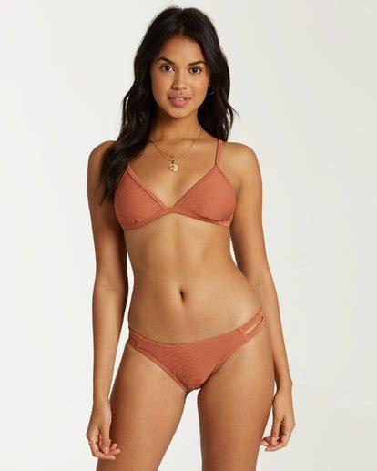 Tanlines Fixed Tri Bikini Top For Women Billabong