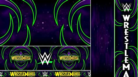 Wwe Wrestlemania 34 Custom Graphics Package Youtube