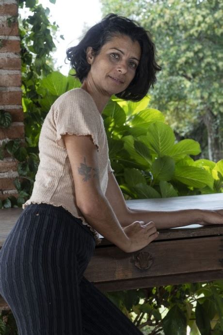 Skinny Brunette Babe Bruna Shows Off Her Tiny Tits Her Hairy Pussy Outdoors NakedPics