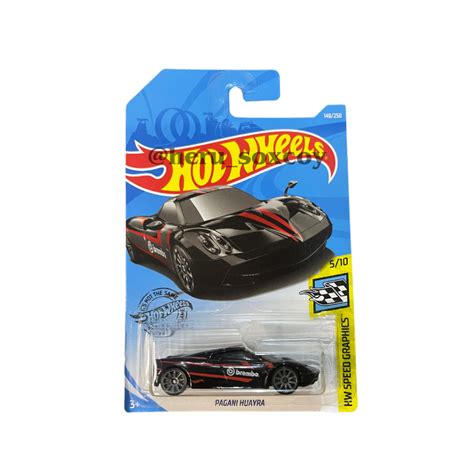 Jual SA HOTWHEELS HOT WHEELS PAGANI HUAYRA HITAM BREMBO Shopee Indonesia