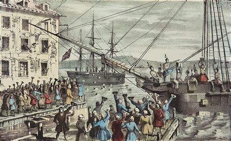 Boston Tea Party Illustration World History Encyclopedia