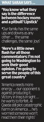 Sex Slur Hits The Pitbull In Lipstick Palin Forced To Fight Claims She Had An Affair Daily