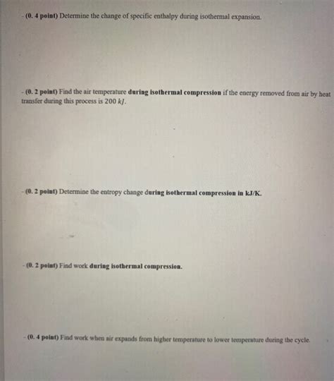 Solved Problem 2 (4.2 points): 1 kg of air modeled as an | Chegg.com