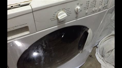 How To Fix Kenmore Front Load Washer That Wont Drain Youtube