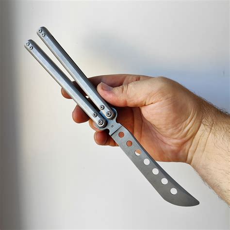 Нож бабочка. Балисонг тренировочный Atroposknife, "Demon". c бушингами ...