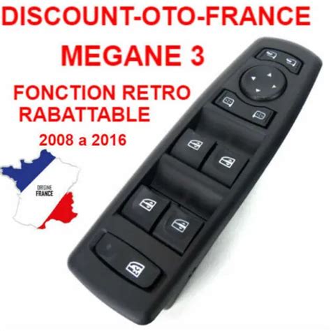 INTERRUPTEUR BOUTON LEVE Vitre Pour Renault Fluence Megane 3 Laguna 3