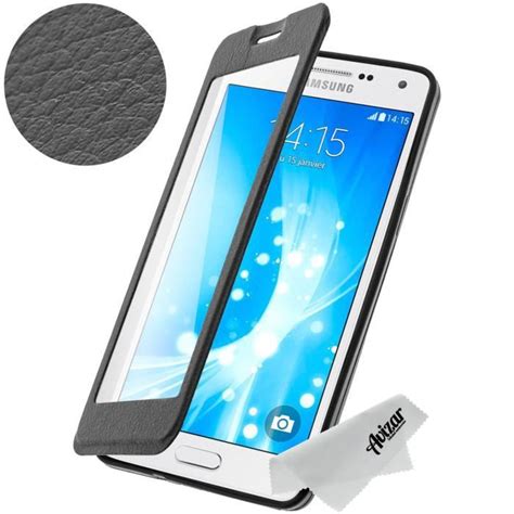 Housse Etui Clapet Tactile Samsung Galaxy A5 Noir Cdiscount Téléphonie