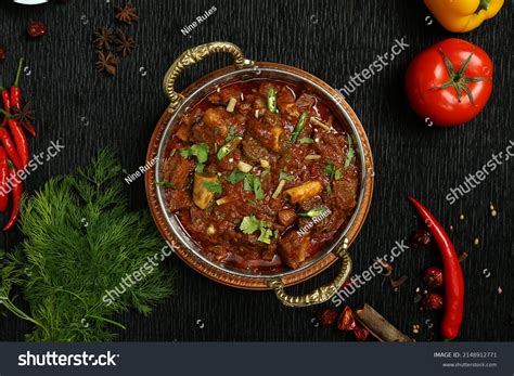 Mutton Karahi Restaurant Style Karahi Gosht Stock Photo 2148912771 ...