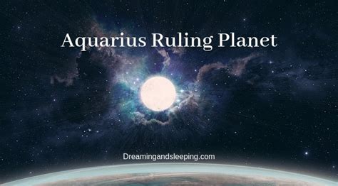 Aquarius Ruling Planet