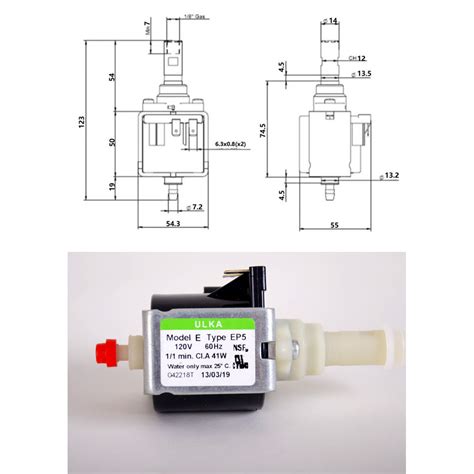 Ulka ep4 ep5 Electromagnetic Pump Imported from Italy Coffee Machine ...