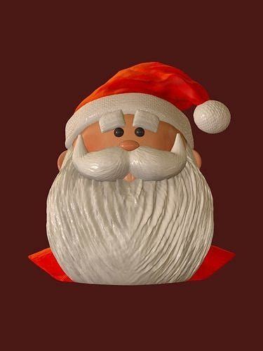 Santa Claus Stl 3d Model 3d Printable Cgtrader