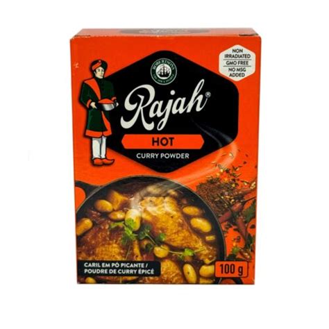 Rajah Hot Curry Powder G Bushman Meats