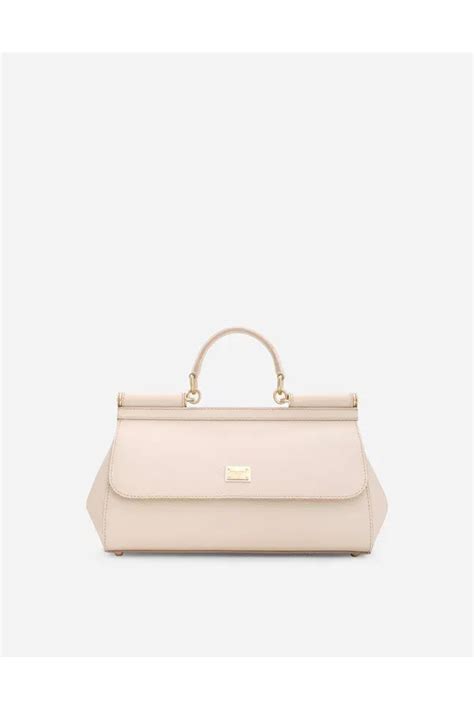 Dolce And Gabbana Elongated Sicily Handbag Pink Editorialist