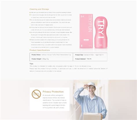 Tryfun Sex Toy Vacuum Sucker Reusable Male Masturbation Cup Sex