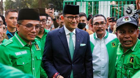 Sandiaga Uno Resmi Didapuk Jadi Ketua Bappilu Nasional PPP News