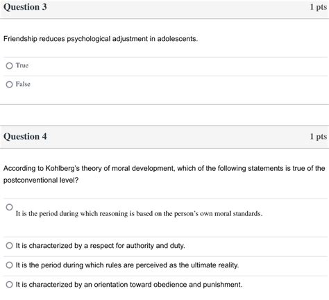 Solved Question 1 1 Pts The Primary Sex Characteristics Are Chegg