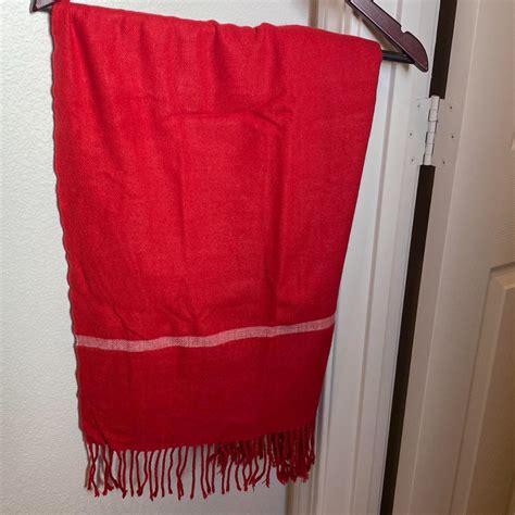 Banana Republic Red Shawl One Size Depop