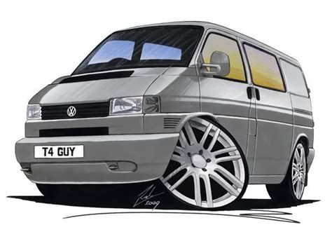 Caricature Of My Bus Vw T4 Forum Vw T5 Forum Vw T4 Vw Van Vw