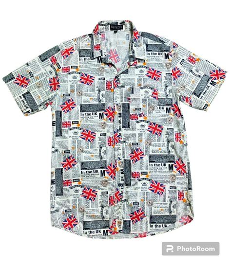 Rare Kemeja Full Print Sex Pistols The Beatles Rolling Stone Etc Men S Fashion Tops Sets