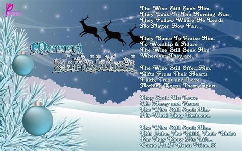 Beautiful Christmas Poems