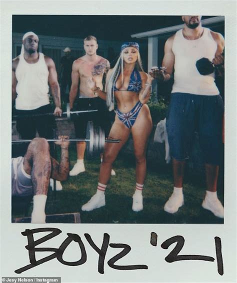 Jesy Nelson Slips Into A Busty Union Jack Bikini For Sizzling Snap As