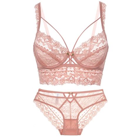 CINOON Top Classic Bandage Bra Set Lingerie Push Up Brassiere Lace Underwear Set Sexy