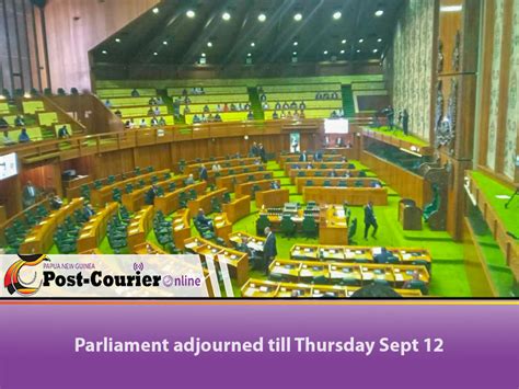 Vote Of No Confidence On Parliament Notice Paper Post Courier