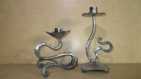 два кованых подсвечника - YouTube