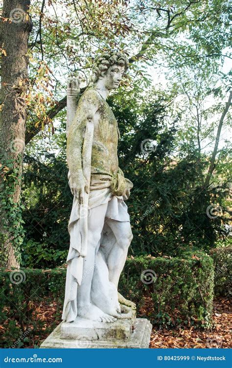 Statue Of Nude Man In Wallach French Park Stock Image Image Of Statue Stone 80425999