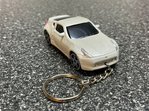 Nissan Z White Keychain Hot Wheels Matchbox Etsy