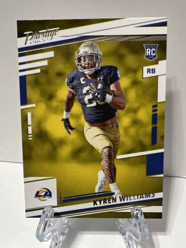 Kyren Williams 2022 Prestige Base Football Card Rookie 319 Los Angeles