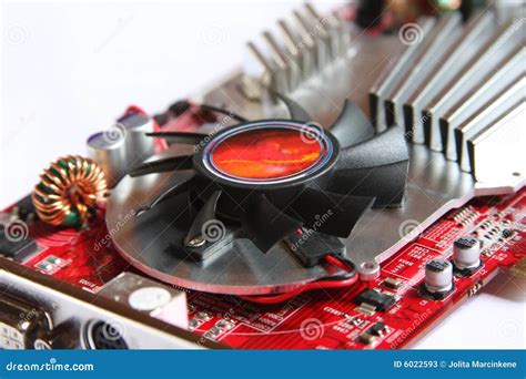 computer video card stock image image  technology closeup