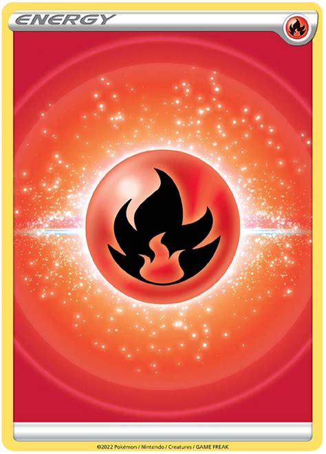 Fire Energy Brilliant Stars Pokemon Card