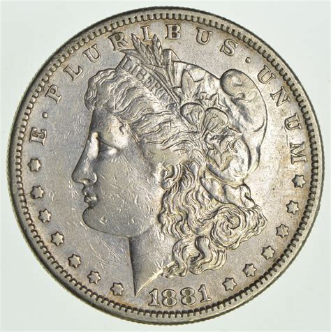 Over 100 Years Old! 1881-S Morgan United States Silver Dollar 90% Pure ...