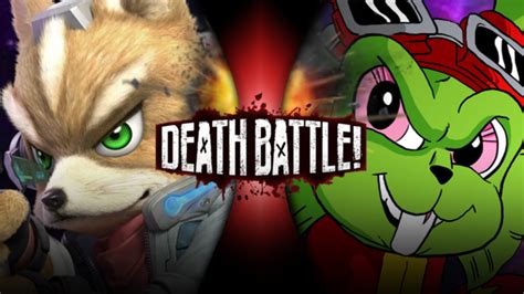 Death Battle Thumbnail Remasters Day 29 Fox Mccloud Vs Buck O Hare